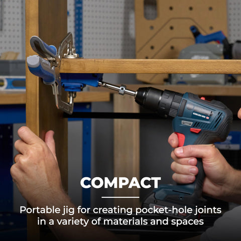 Kreg Pocket-Hole Jig 320 with 2 inch face clamp for secure assembly
