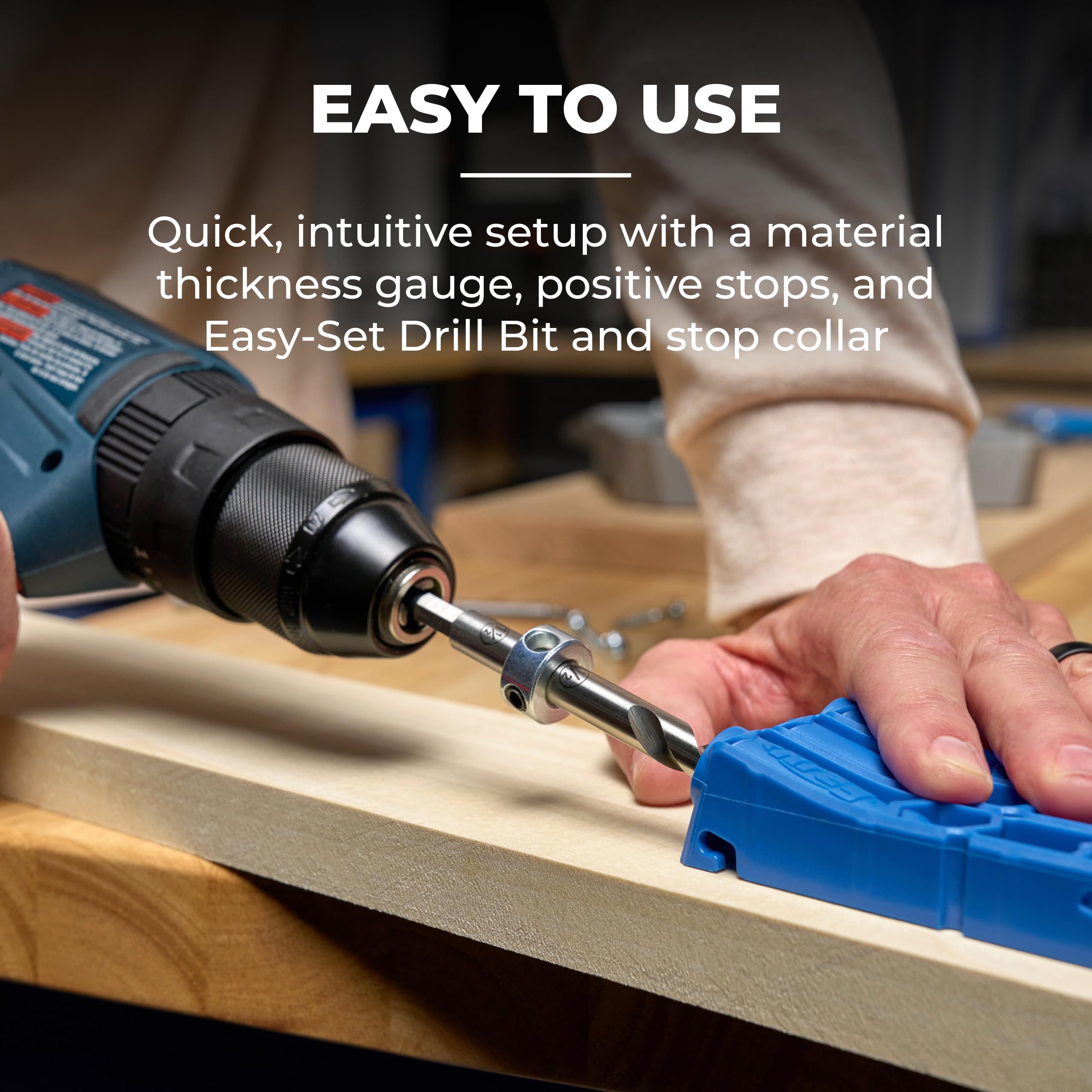 Kreg Pocket-Hole Jig 320 foolproof setup for quick joints