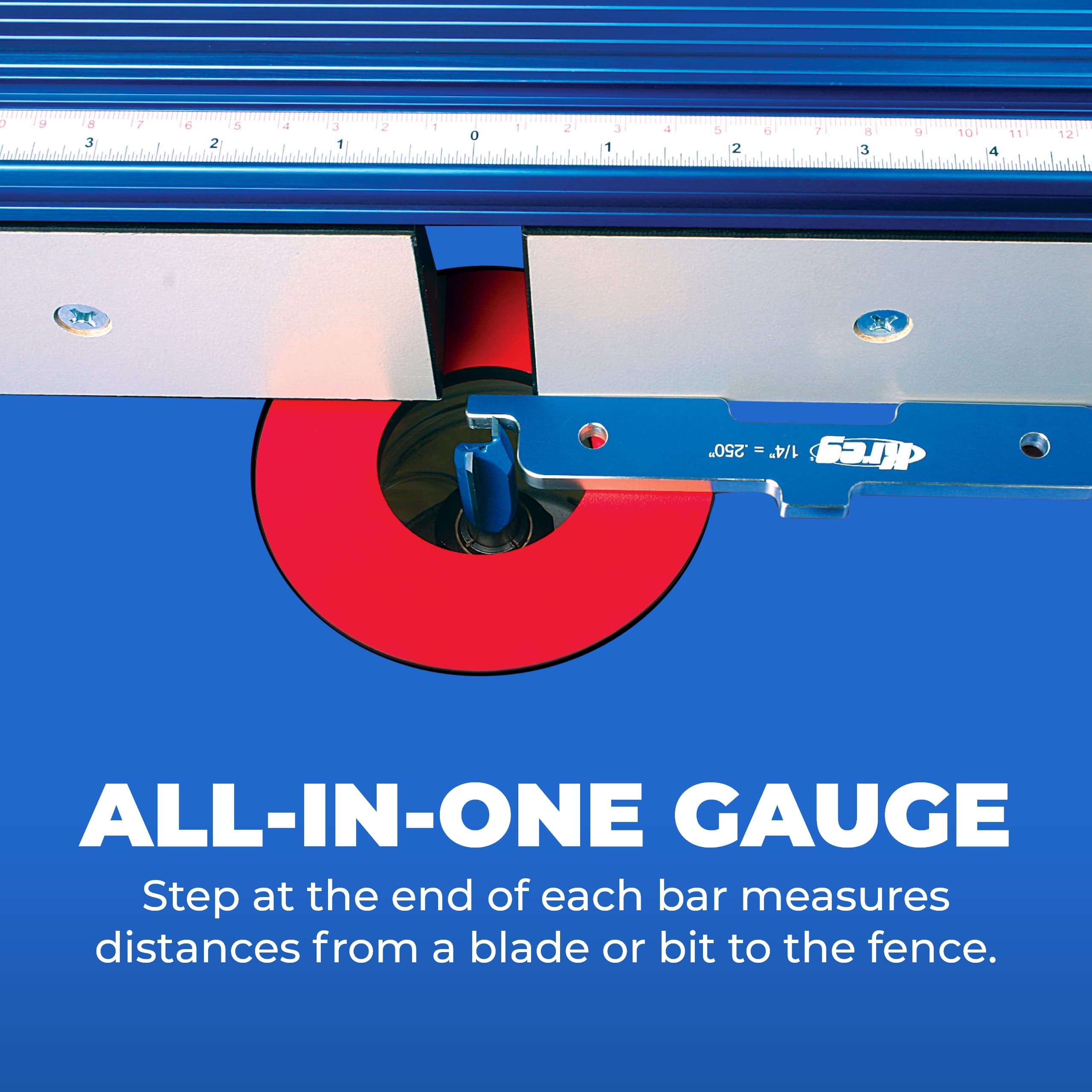 Kreg PRS3400 setup bars in use on router table demonstrate workflow.