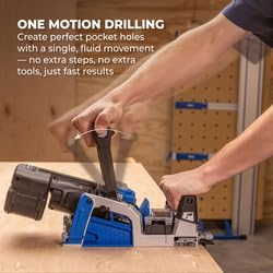Kreg Rebel 20V show-depth adjustment feature for precise joints