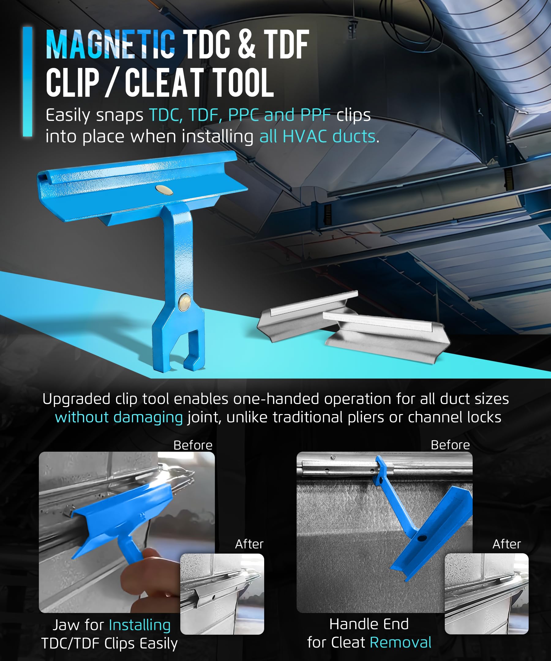 Krenlory compact 4 inch handle angle shot shows reach in tight spaces.