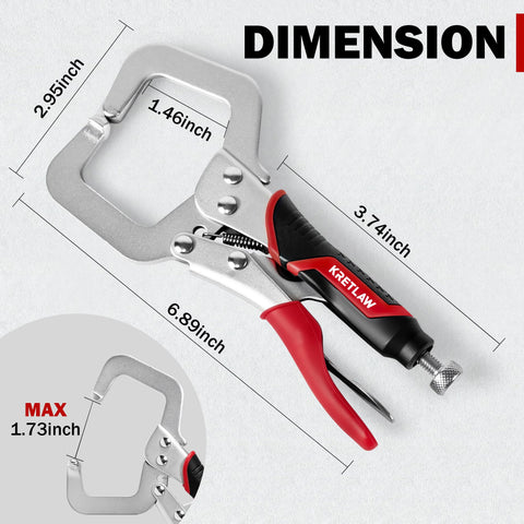 KRETLAW rapid-adjustment screw demonstrates precise control for various thicknesses.
