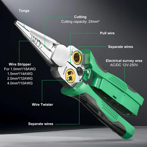Krilves electrician tool suited for home repairs and automotive wiring