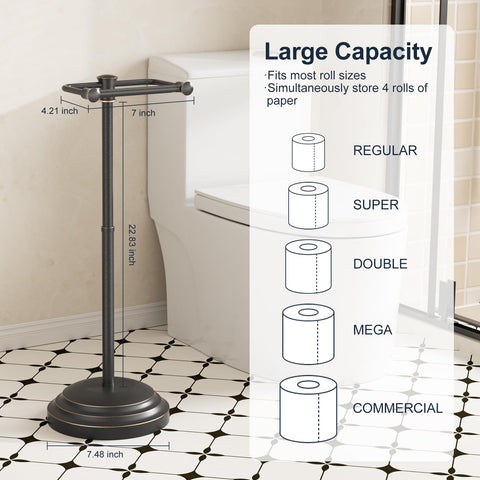 Kroias 14–24 inch height range fits various sink and toilet elevations