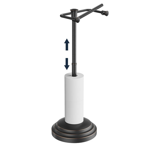 Kroias free-standing holder with adjustable height for versatile layouts