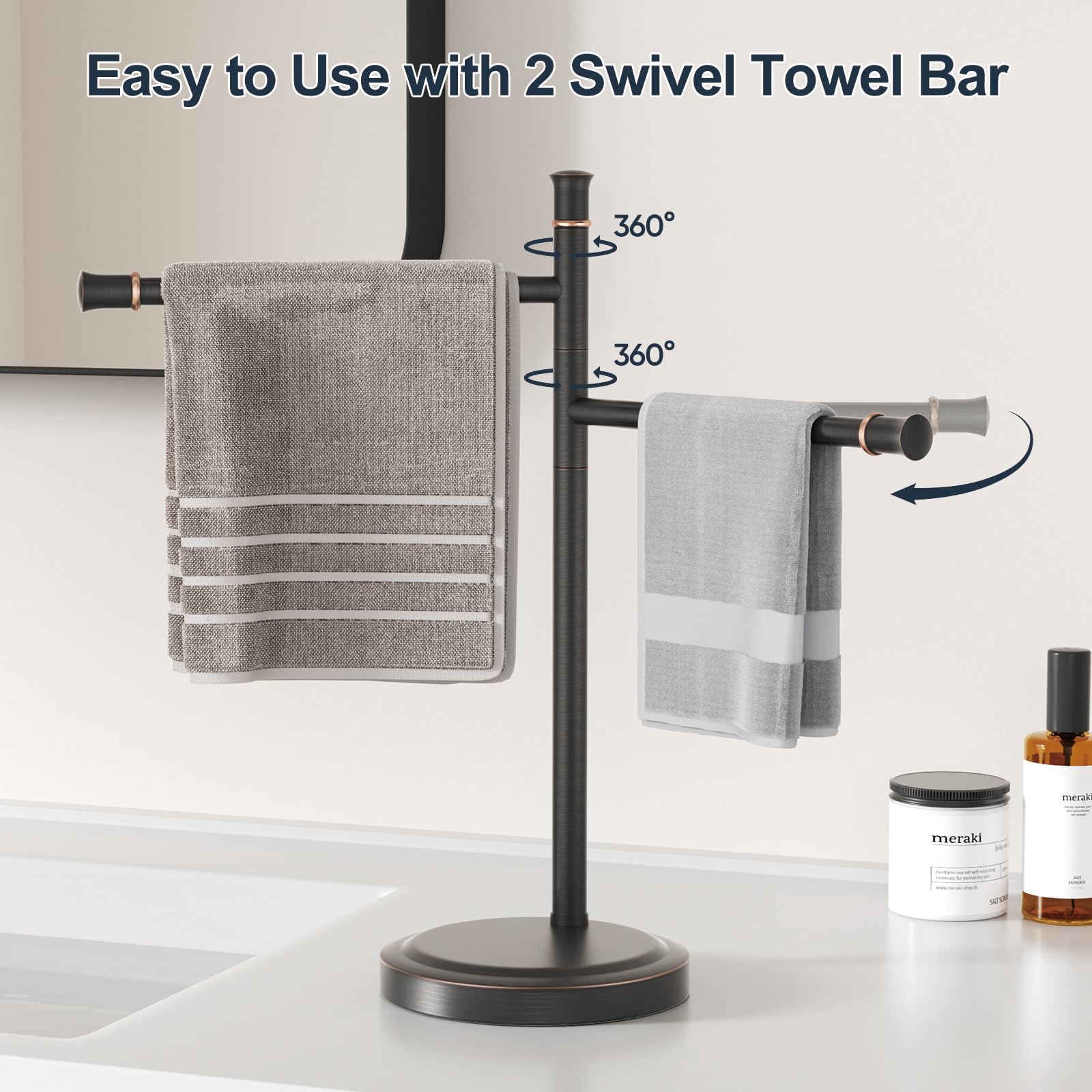 Kroias oil rubbed bronze finish adds classic elegance while resisting scratches