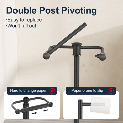 Kroias weighted base provides stability on any bathroom floor