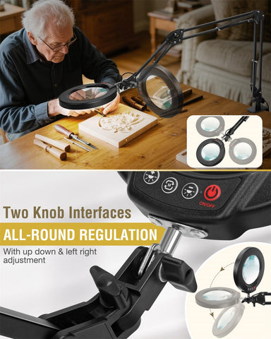 Krstlv dual-axis head tilts and swivels for comfortable viewing angles