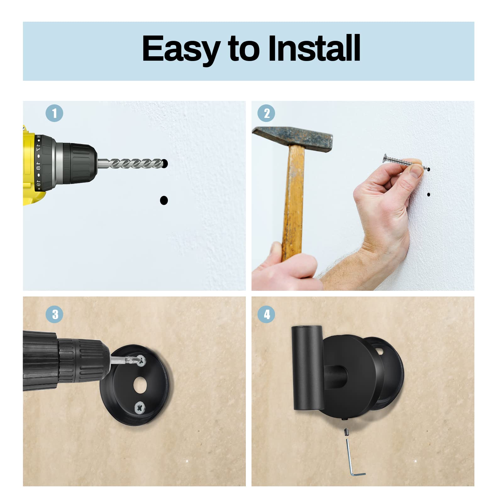 Kruodop towel hooks installed in kitchen for towels and utensils organization.