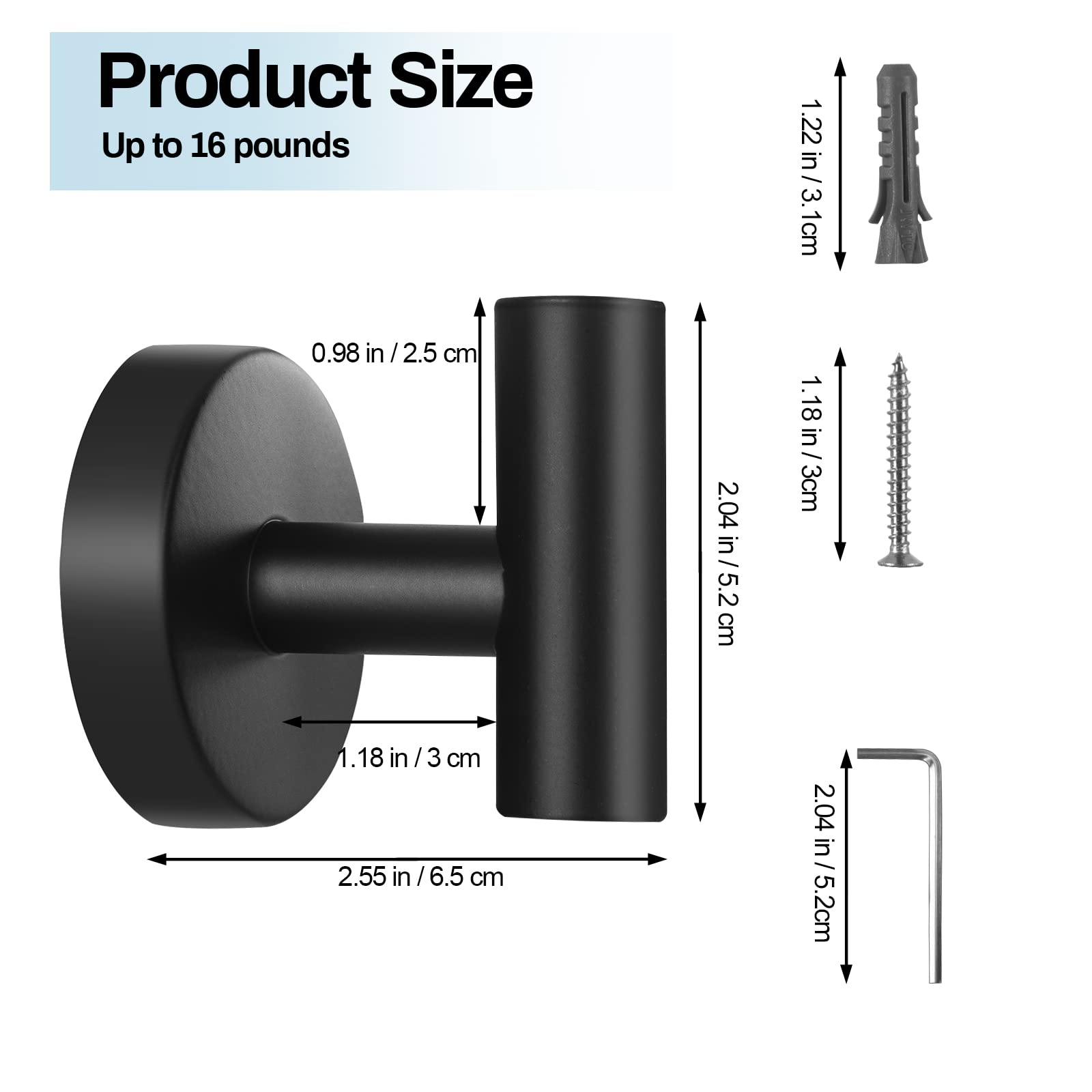 Kruodop towel hooks close-up shows stainless steel quality and rustproof durability.