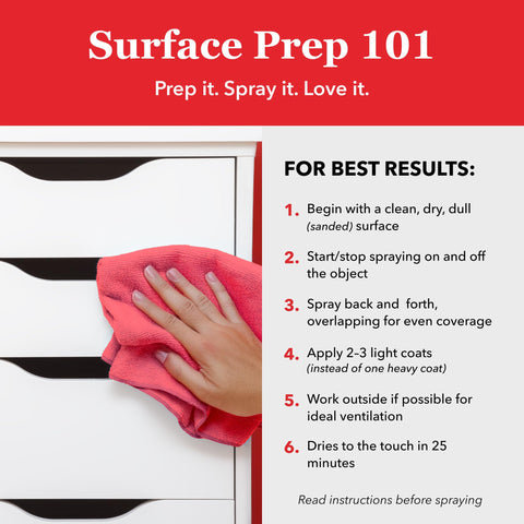 Krylon COLORmaxx dries to touch in 20 minutes for quick projects.