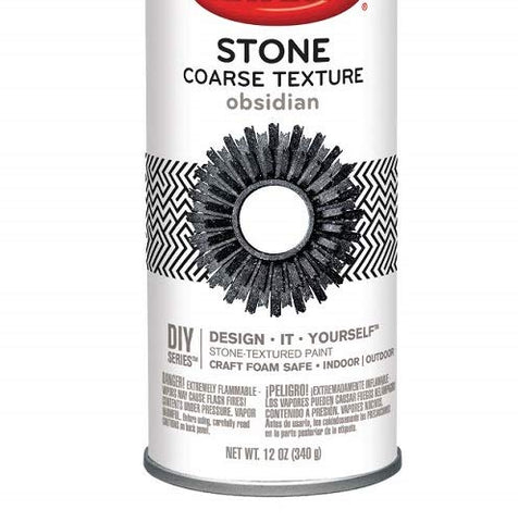 Krylon K18212 stone-texture spray applied to a project for a durable finish.