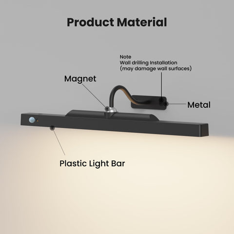 Kryoza picture light easy to install on frames or walls