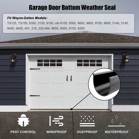 Kscjdg Wayne Dalton heavy-duty seal withstands seasonal wear