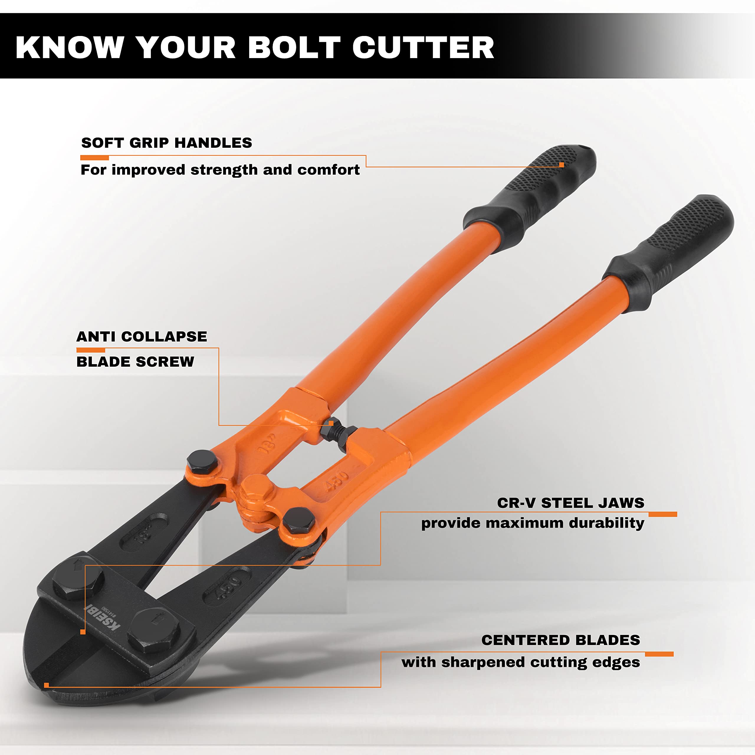 KSEIBI 141590 cutting chain demonstrates capability for metal links and fence hardware.