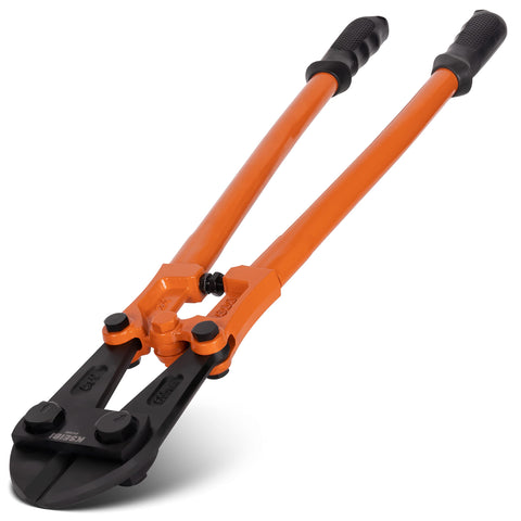 KSEIBI 141590 bolt cutter side view with ergonomic grip for heavy-duty cutting.