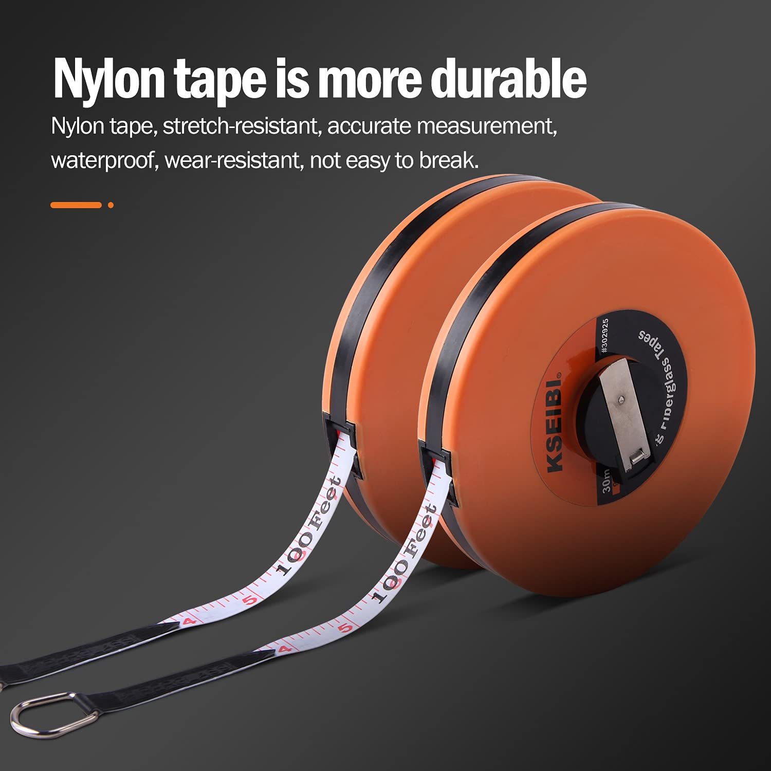 KSEIBI 302940 vinyl-coated fiberglass blade for flexible, wear-resistant use.