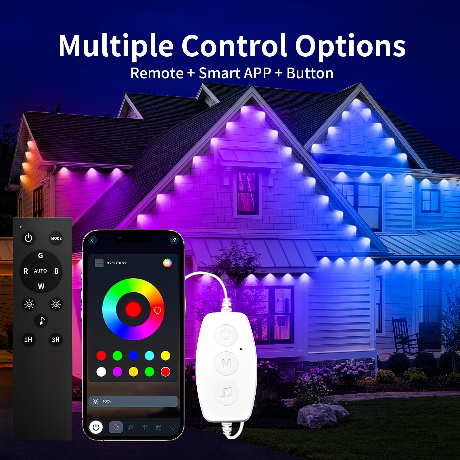 KSIPZE smart LED RGB-IC controller offers vibrant color options.