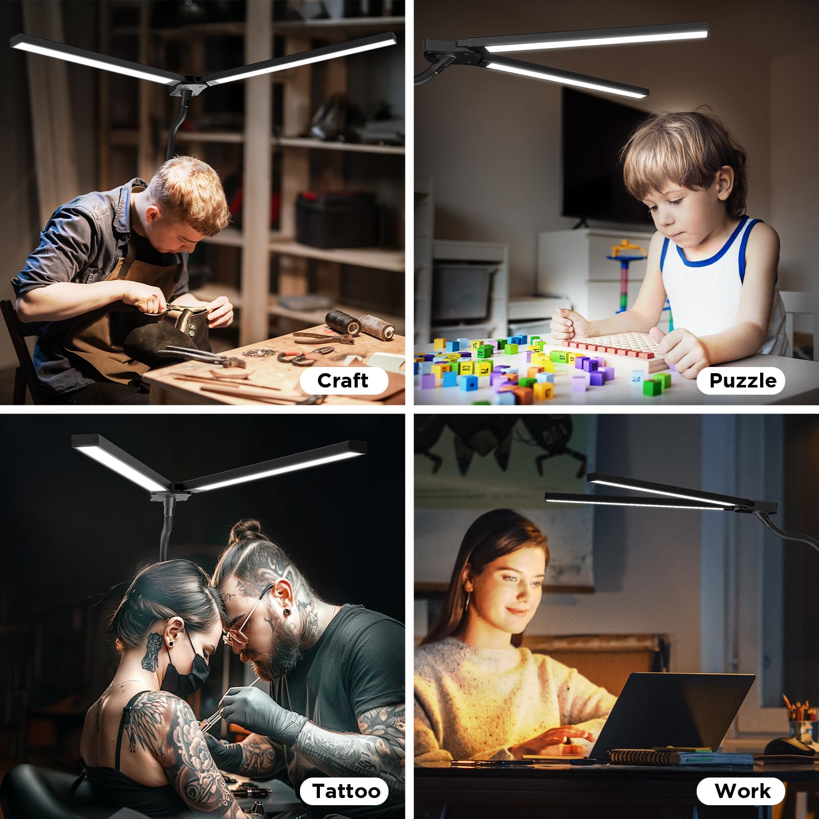 KSTARITE wide 30 inch illumination panels brighten large areas.