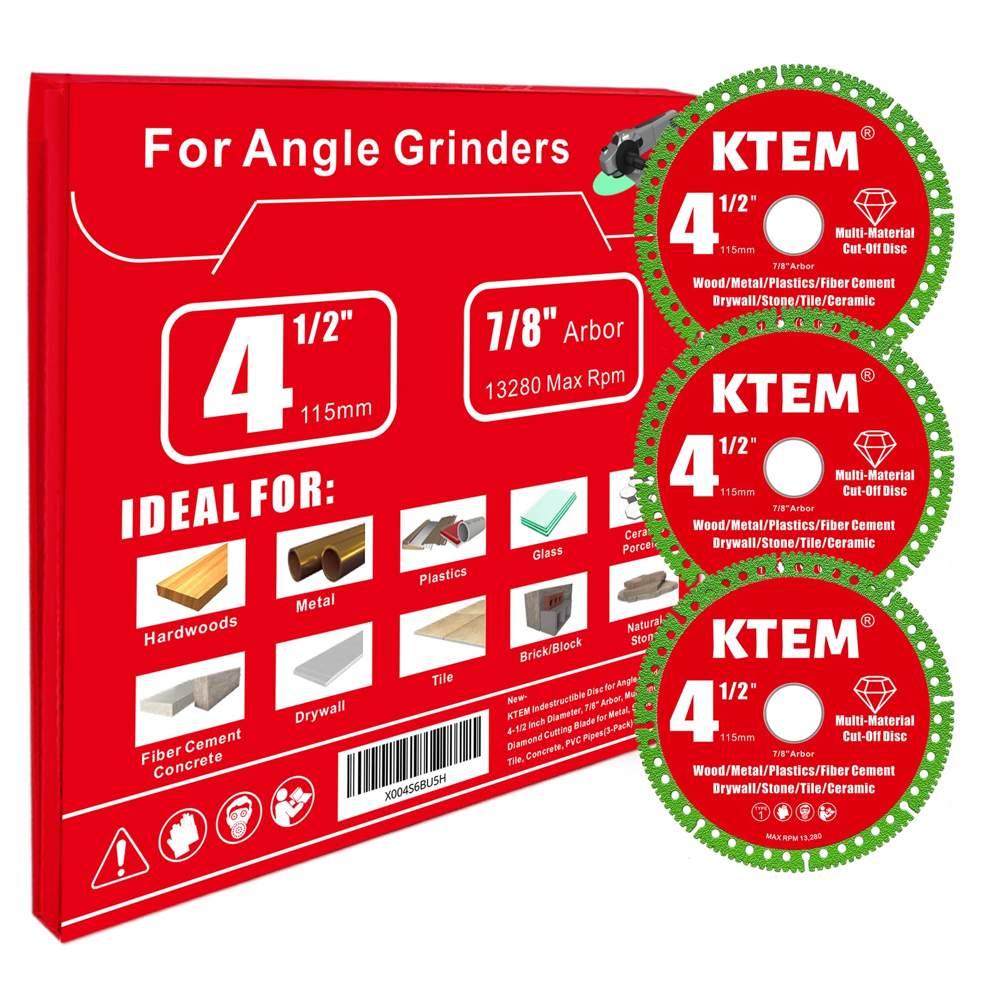 KTEM precision cutting performance enables clean, efficient cuts across tough materials