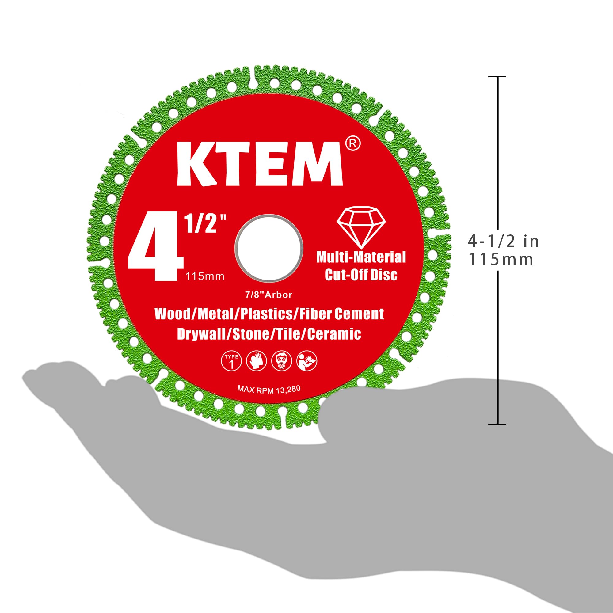 KTEM triple-pack cutting discs for reliable replacements on multiple projects