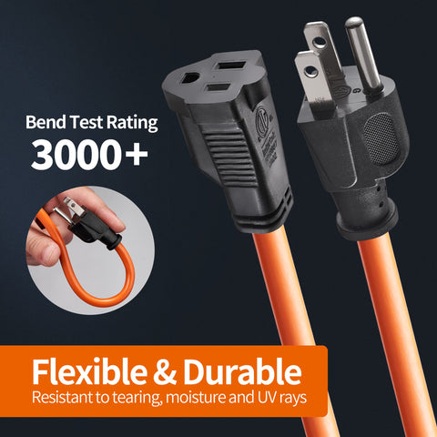 KTMC 16AWG copper wiring ensures reliable power delivery.