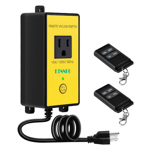 KTNNKG Remote Vacuum Switch for dust-collector setups enables instant power control.