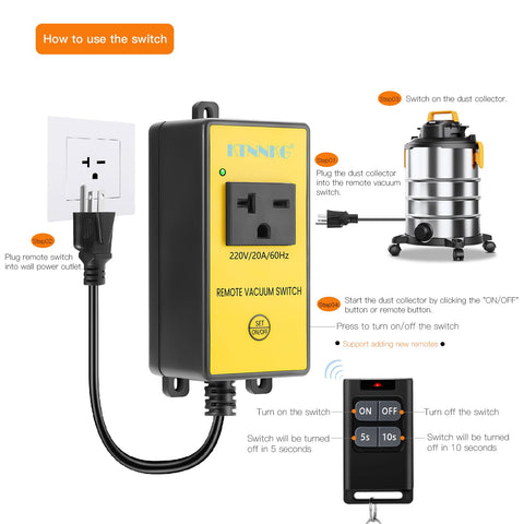 KTNNKG two remotes included for wireless control of tools