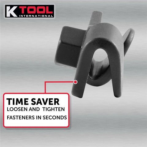 K Tool International 49403 21 mm hex drive compatibility for versatile connections