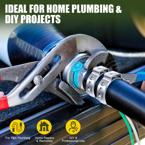 KTROVNN clamp ring shown with standard tools for quick installation.