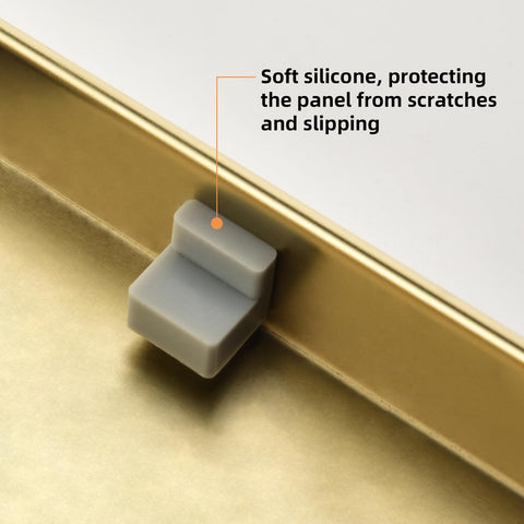 Kuaisailsk wide rectangle drain with 2-inch center outlet for high flow.