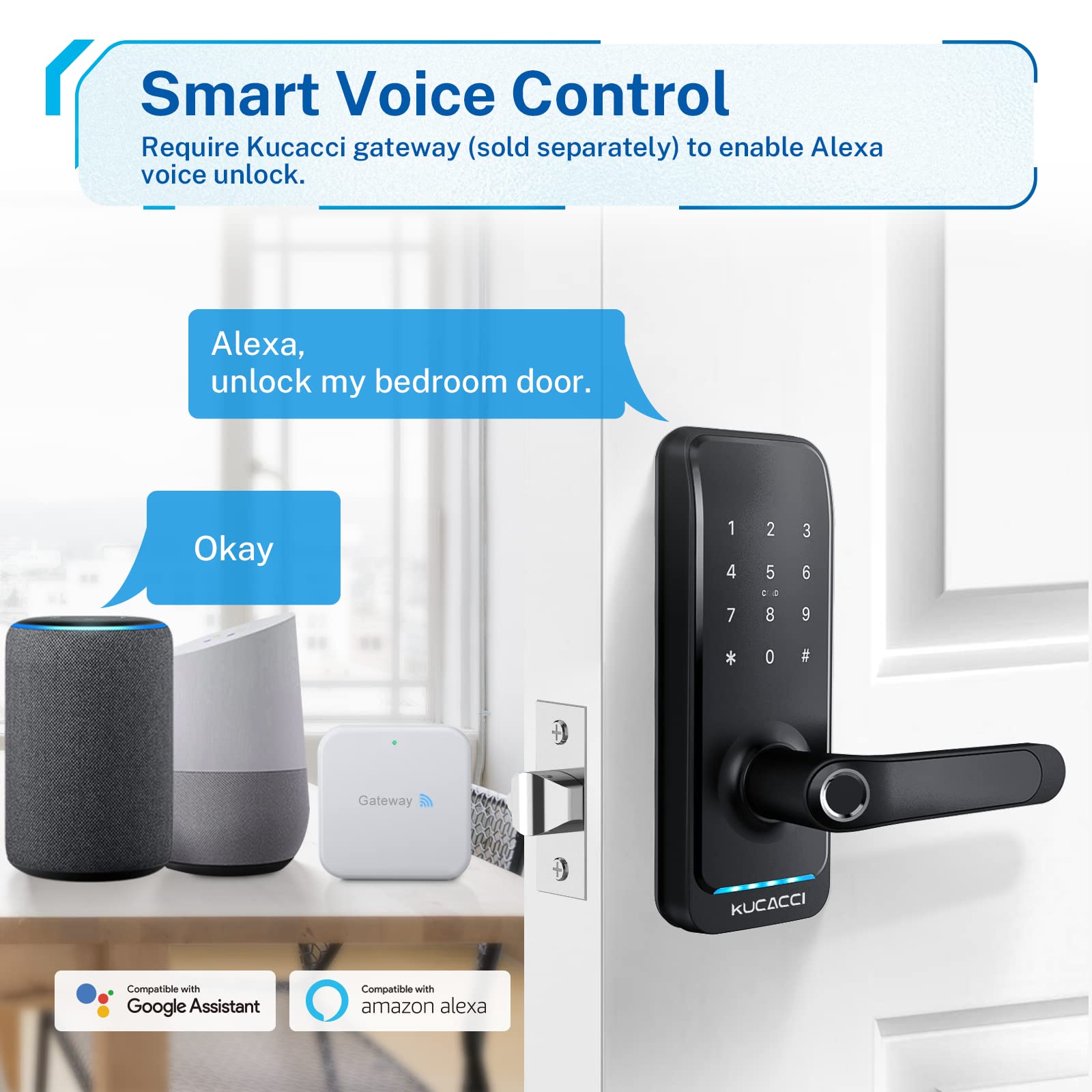KUCACCI remote unlock via gateway for flexible access management