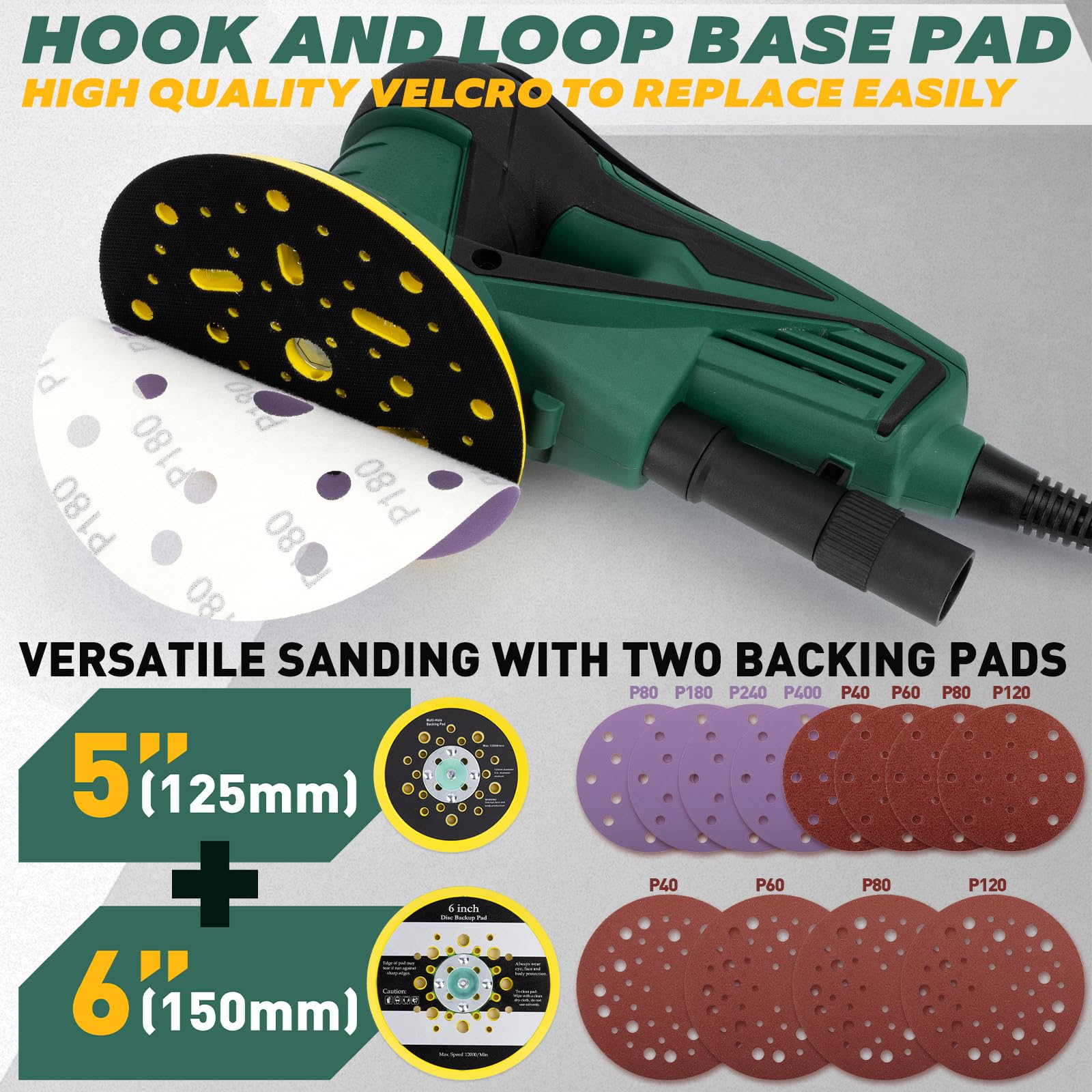 Dust-free workflow with vacuum hookup for cleaner workspaces using KUIMIT sander.