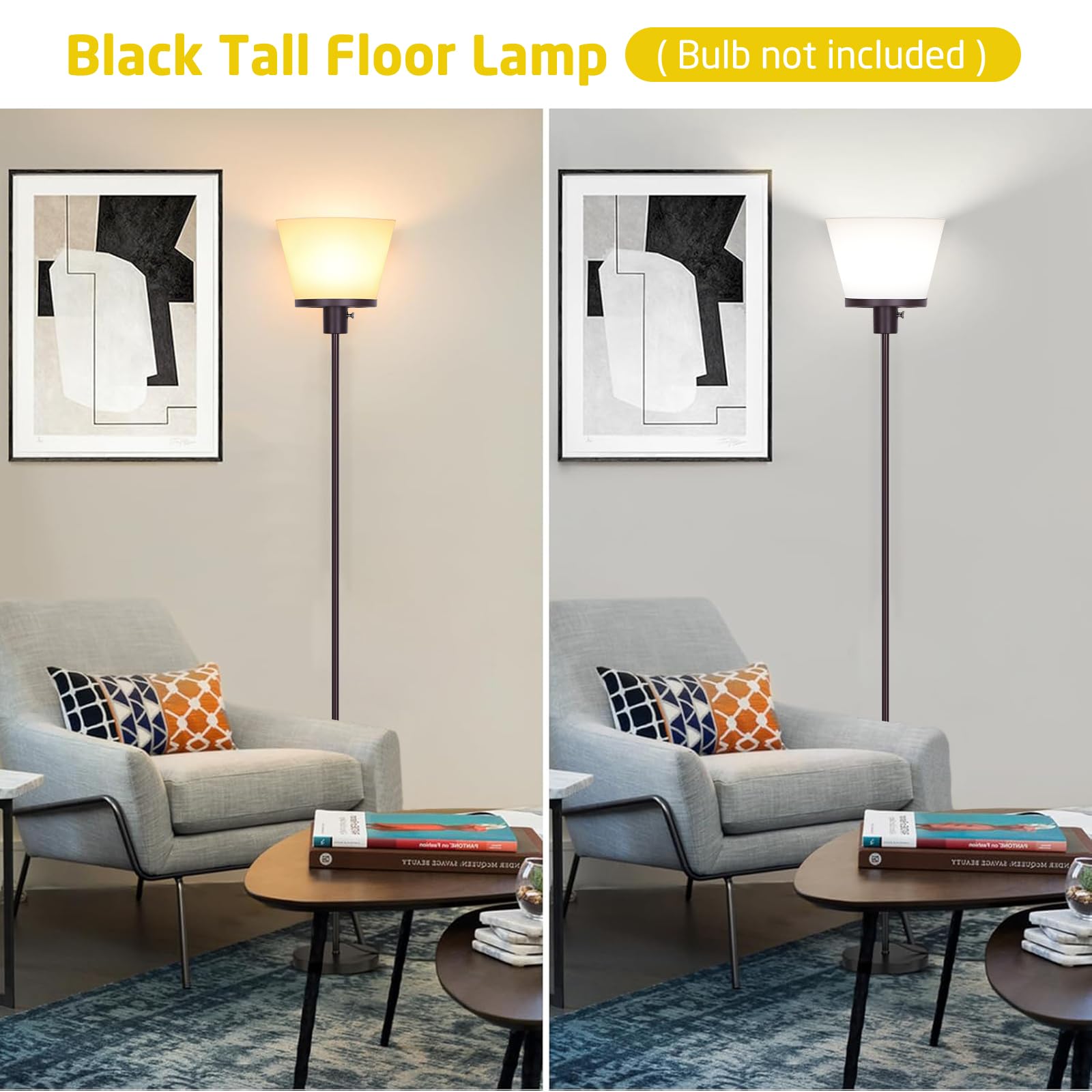 Kukobo floor lamp head featuring a rotary switch for easy control