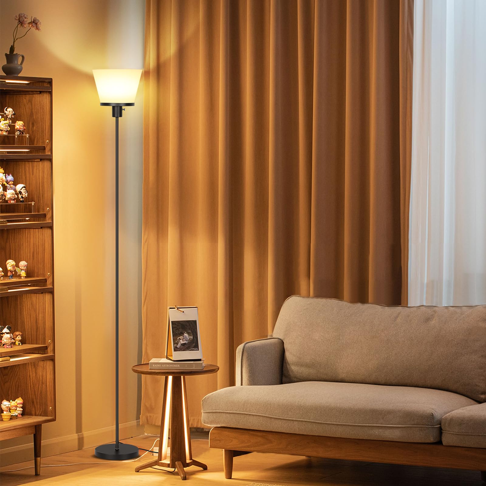 Kukobo smart-compatible floor lamp works with smart plugs and E26 bulbs