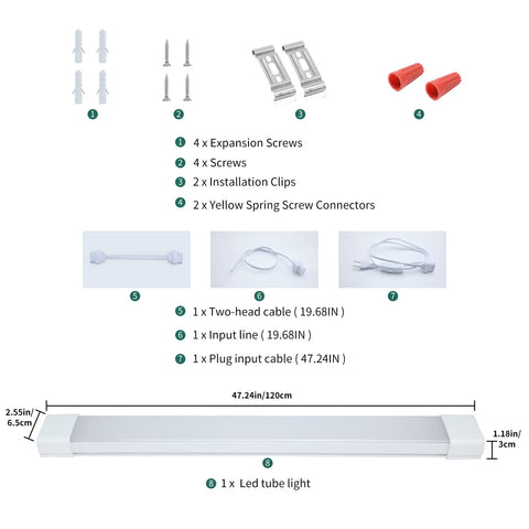 KUKUMAO LED light with long life and 3-year warranty.