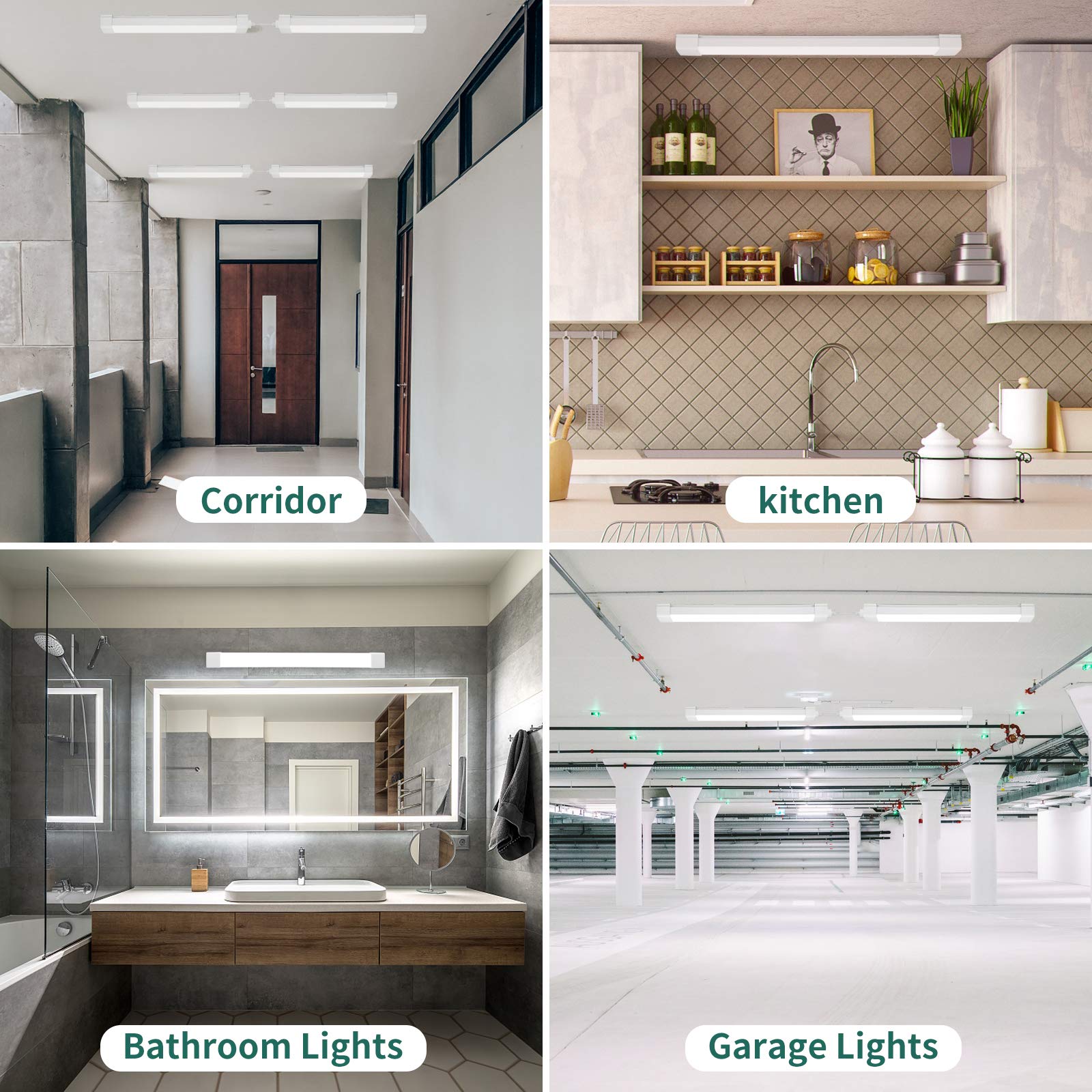 KUKUMAO LED Tube Light warranty info and 30,000-hour lifespan