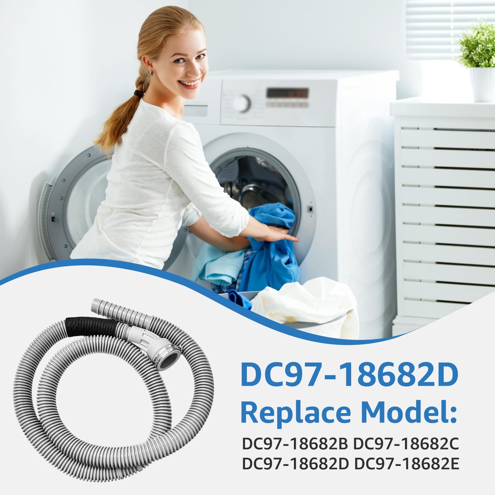Kukushoo DC97-18682D compatibility with Samsung washers for easy replacement.