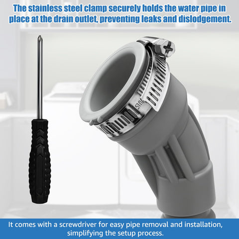 Kukushoo efficient drainage during loads with durable hose.