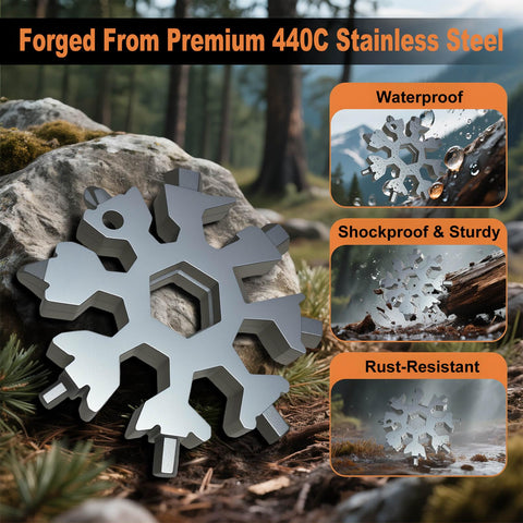 KULOLO Snowflake wrench options for on-the-go adjustments