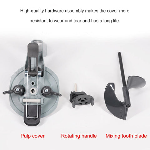 Kumprohu leak-proof lid helps keep workspaces tidy during stirring and pouring.