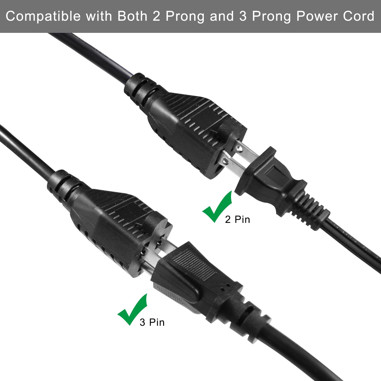 KUNCAN four pack extension cords for tidy wiring and back-up reach.