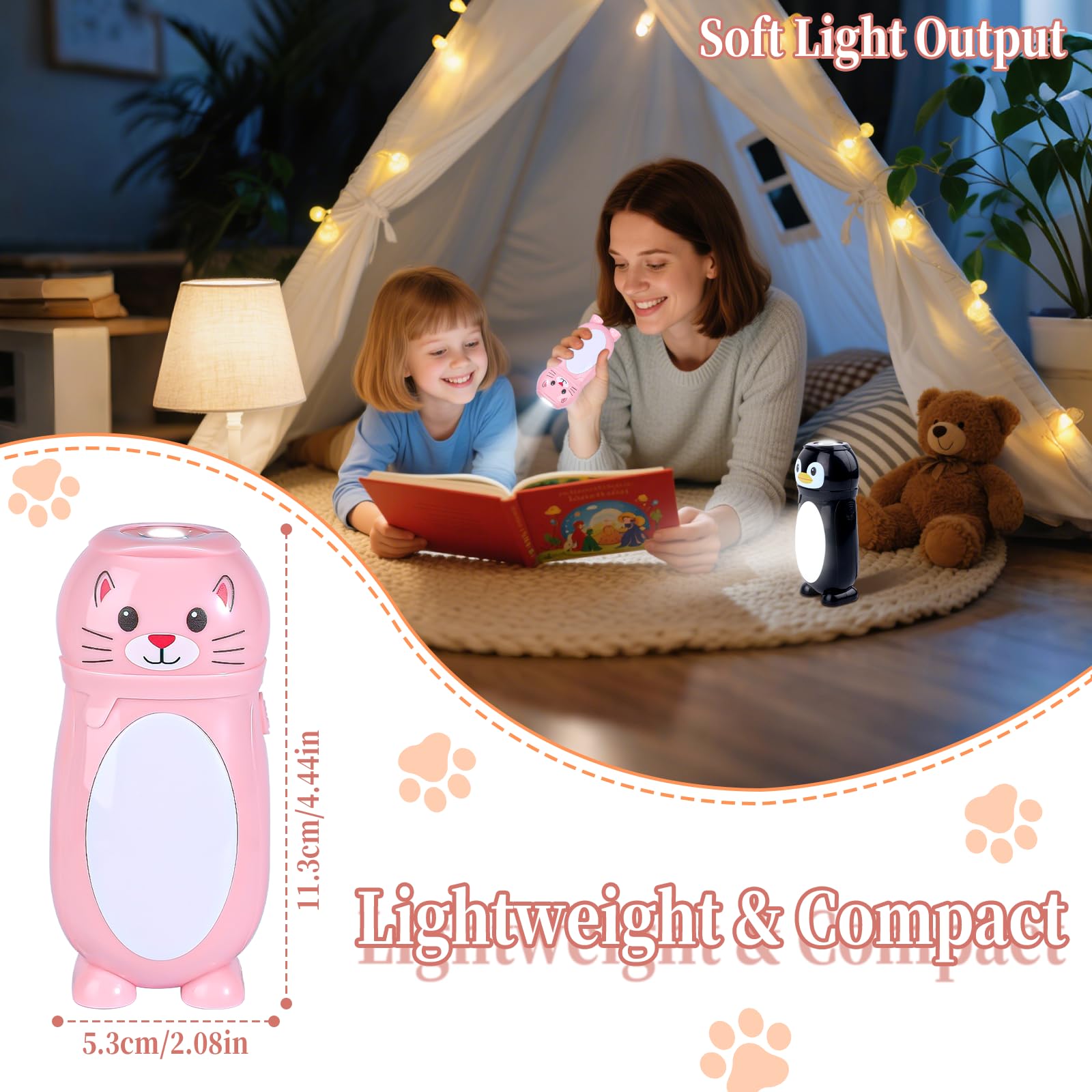 KunHe monkey flashlight lantern on backpack for travel.