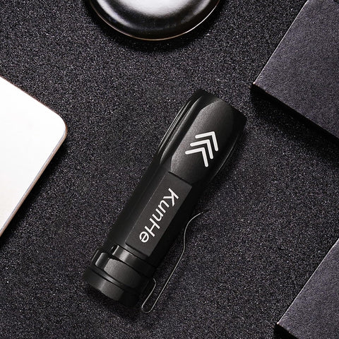 KunHe 300-lumen beam enables clear visibility for night walks or emergencies.
