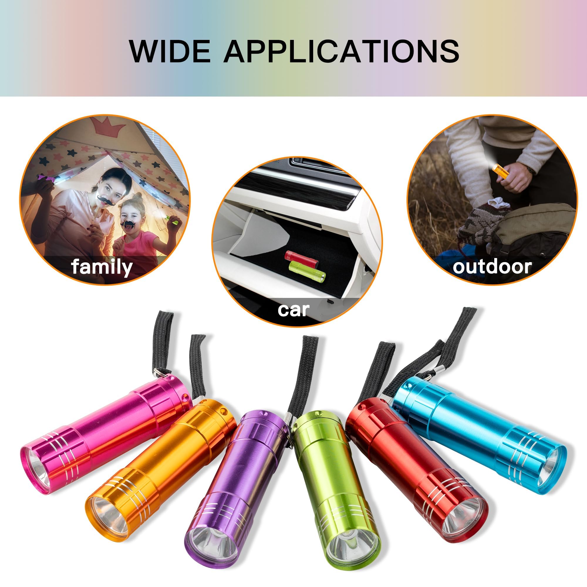 KunHe pocket-size flashlights fit easily in pockets for daily carry.