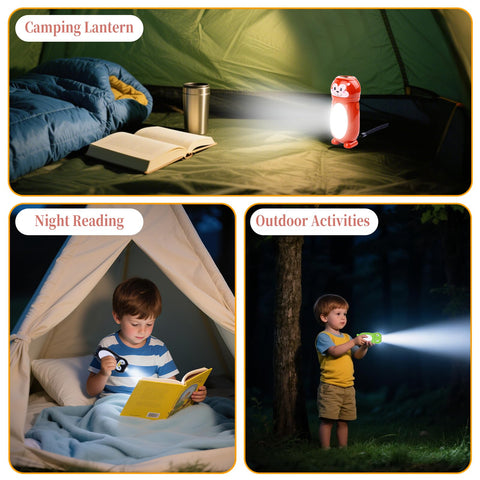 KunHe two in one camping lantern, easy to switch modes.