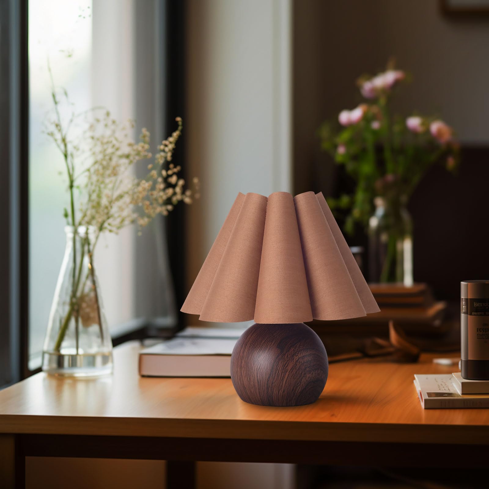 KUNJOULAM easy-clean lampshade simplifies maintenance and daily use.