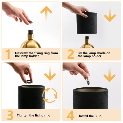 KUNJOULAM versatile lamp for living rooms, shelves, and desks.