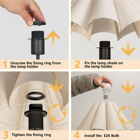 KUNJOULAM table lamp with rope switch for easy operation.