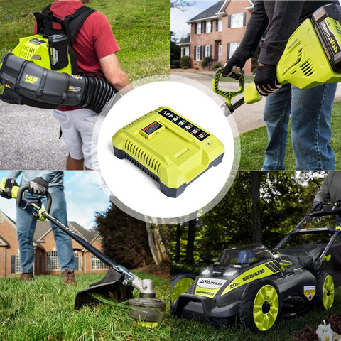 Indicates full charge with solid green, easy to read